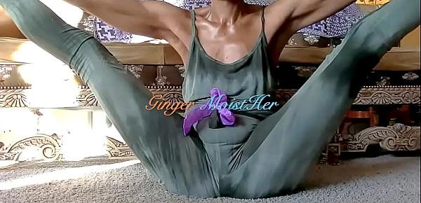  Ass Stretching with Ginger MoistHer Squirt and Flex